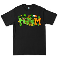 Black St. Patrick's Day mom Premium Tee - OliviaCreatesArt
