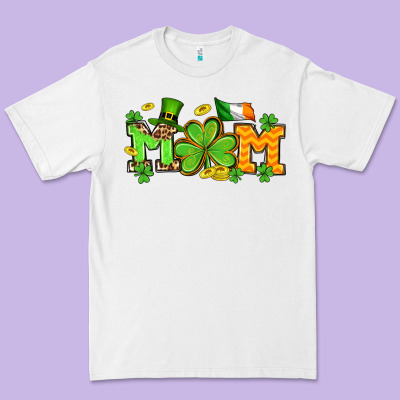 St. Patrick's Day Mom Premium Tee Designed By Oliviacreatesart