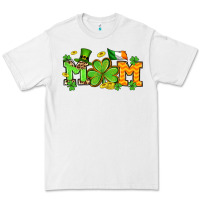 White St. Patrick's Day mom Premium Tee - OliviaCreatesArt