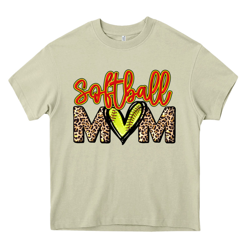 Softball Mom Mother's Day Heavy Core Tee by HowdyJamesFarm | Teevron