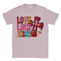 Lilac love like jesus Classic Tee - OliviaCreatesArt