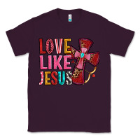 Plum love like jesus Classic Tee - OliviaCreatesArt