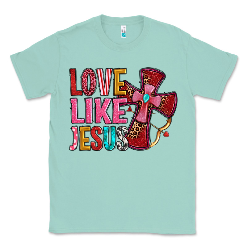 Love Like Jesus Classic Tee by OliviaCreatesArt | Teevron