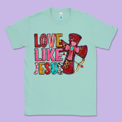 Love Like Jesus Classic Tee Designed By Oliviacreatesart