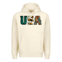 Sandshell usa basic bold font western Premium Hoodie - Jasminsmagicworld