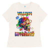 Bone Autism seeing in the world differently Ladies Tee - FaDigitalArtStudio