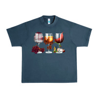 Midnight Navy hallothanksmas halloween thanksgiving  christmas wine Urban Heavy Tee - FaDigitalArtStudio