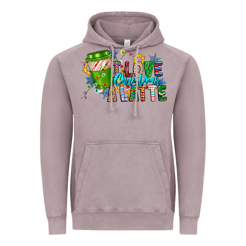 Live Christmas Latte Vintage Hoodie by CowhideDigitalArt | Teevron