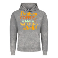 Cloud Rock drinking coffee watching birds funny Vintage Hoodie - linhVisuals