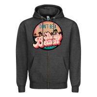 Charcoal Heather don't be a shady beach Zipper Hoodie - JahusDesignShop