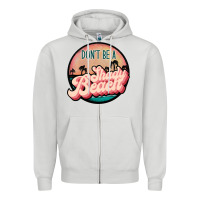 Dove Grey don't be a shady beach Zipper Hoodie - JahusDesignShop