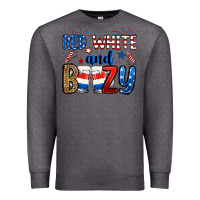 Charcoal Heather red white and boozy Premium Sweatshirt - RanaPortraitStore