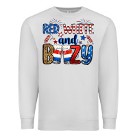 Dove Grey red white and boozy Premium Sweatshirt - RanaPortraitStore