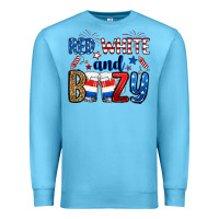 Ocean Blue red white and boozy Premium Sweatshirt - RanaPortraitStore