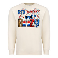 Sandshell red white and boozy Premium Sweatshirt - RanaPortraitStore