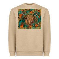 Mushroom Western Fall Cow Heavyweight Sweatshirt - RanaPortraitStore