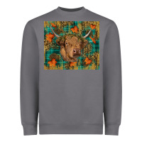 Storm Western Fall Cow Heavyweight Sweatshirt - RanaPortraitStore