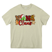 Mossy Nana Claus Christmas Lights And Gifts mother's day Heavy Core Tee - HowdyJamesFarm