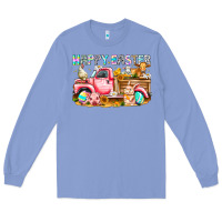 Happy Easter Animal Farm Truck Long Sleeve Tee | Teevron
