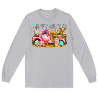 Moon Dust Happy Easter Animal Farm Truck Long Sleeve Tee - CowhideDigitalArt