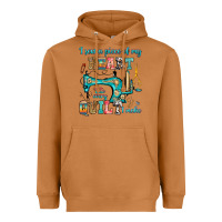 Meerkat i sew a piece of my heart into every quilt i make Heavyweight Hoodie - RanaPortraitStore