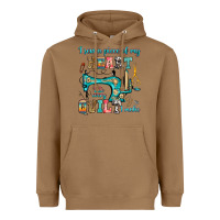 Toasted Coconut i sew a piece of my heart into every quilt i make Heavyweight Hoodie - RanaPortraitStore