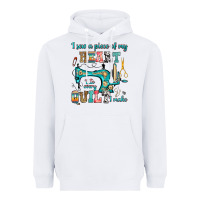 White i sew a piece of my heart into every quilt i make Heavyweight Hoodie - RanaPortraitStore