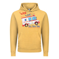 Vintage Mustard emt paramedic wee woo ambulance boo Vintage Hoodie - linhVisuals