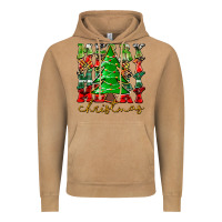 Vintage Camel Merry Christmas Tree Vintage Hoodie - CowhideDigitalArt