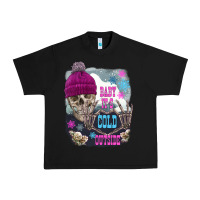 Black skeleton baby it's cold outside Urban Heavy Tee - FaDigitalArtStudio