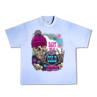 Grape Ice skeleton baby it's cold outside Urban Heavy Tee - FaDigitalArtStudio