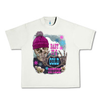 Pistachio skeleton baby it's cold outside Urban Heavy Tee - FaDigitalArtStudio