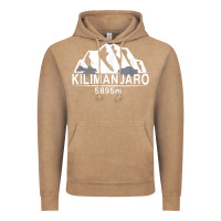 Vintage Coffee mountains kilimanjaro 5540m scene hiking profi Vintage Hoodie - linhVisuals