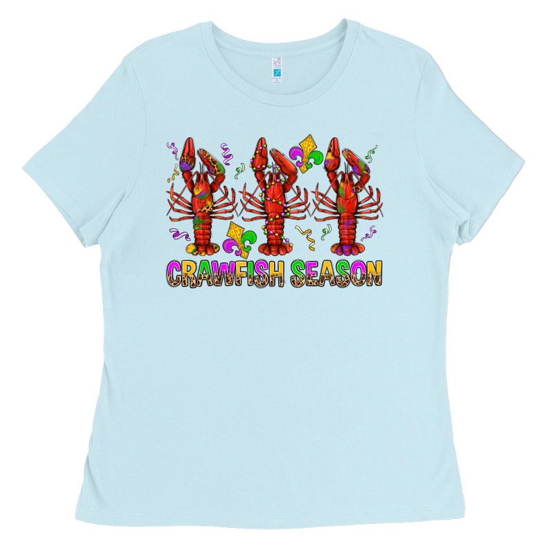 Crawfish Season Mardi Gras Ladies Tee by BundleAndBundleShop | Teevron