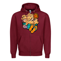 Dont Be A Shady Beach Zipper Hoodie | Teevron