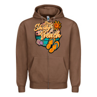 Chestnut dont be a shady beach Zipper Hoodie - JahusDesignShop