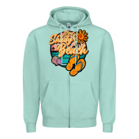Seafoam dont be a shady beach Zipper Hoodie - JahusDesignShop