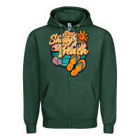 Sports Green dont be a shady beach Zipper Hoodie - JahusDesignShop