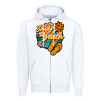 White dont be a shady beach Zipper Hoodie - JahusDesignShop