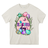 Cream Easter Day Heavy Core Tee - CowGirlArtShop