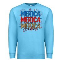 Ocean Blue merica merica merica vibes Premium Sweatshirt - RanaPortraitStore