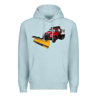 Blue Mist snow plow Premium Hoodie - Artiststas