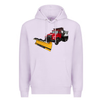 Lilac snow plow Premium Hoodie - Artiststas