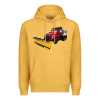 Mustard snow plow Premium Hoodie - Artiststas