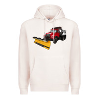 Pale Pink snow plow Premium Hoodie - Artiststas