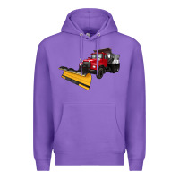 Purple snow plow Premium Hoodie - Artiststas