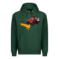 Sports Green snow plow Premium Hoodie - Artiststas