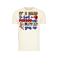 Vintage Arctic It's Hard To Beat A Person Who Never Gives Up Vintage Tee - BundleAndBundleShop