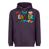 Plum best teacher ever Heavyweight Hoodie - RanaPortraitStore