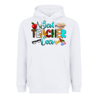 White best teacher ever Heavyweight Hoodie - RanaPortraitStore